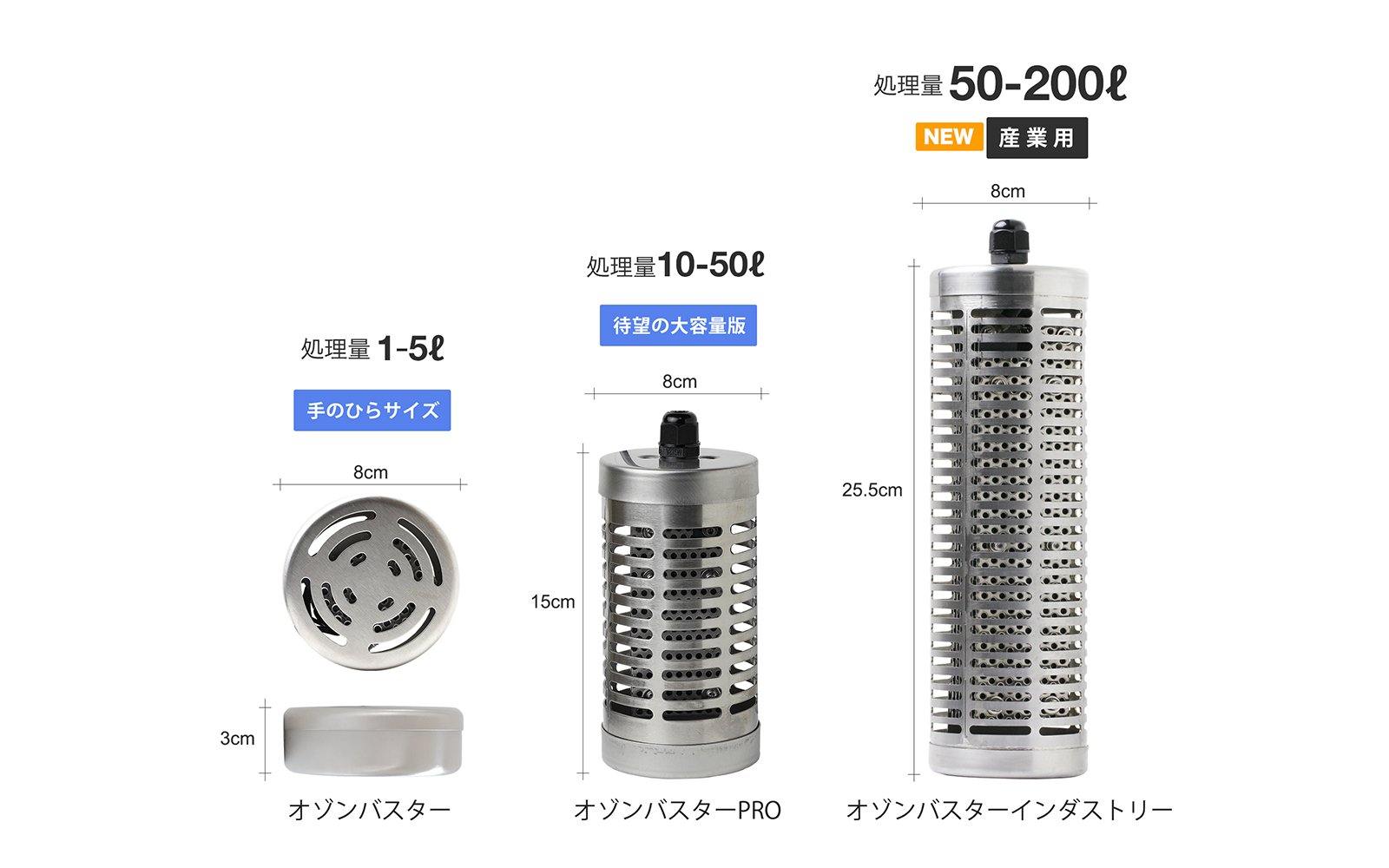 オゾンバスターインダストリー|業務用オゾン水生成機|200リットルまでのオゾン水 - ozonemart