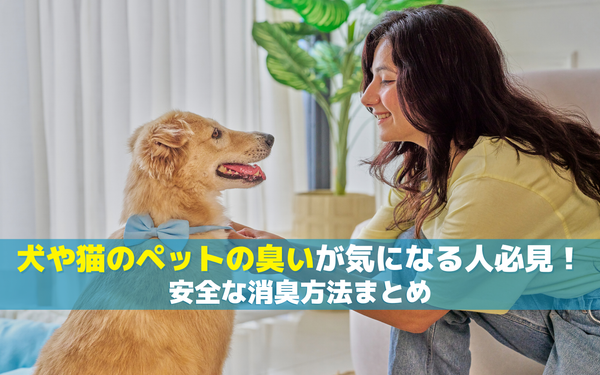 犬や猫のペットの臭いが気になる人必見！安全な消臭方法まとめ