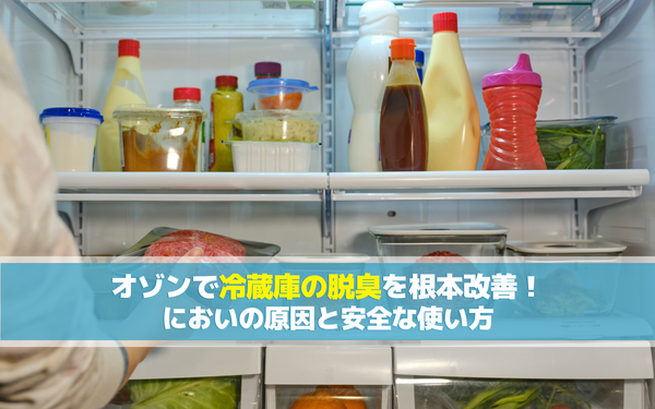 オゾンで冷蔵庫の脱臭を根本改善！においの原因と安全な使い方