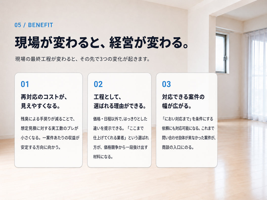 現場が変わると、経営が変わる